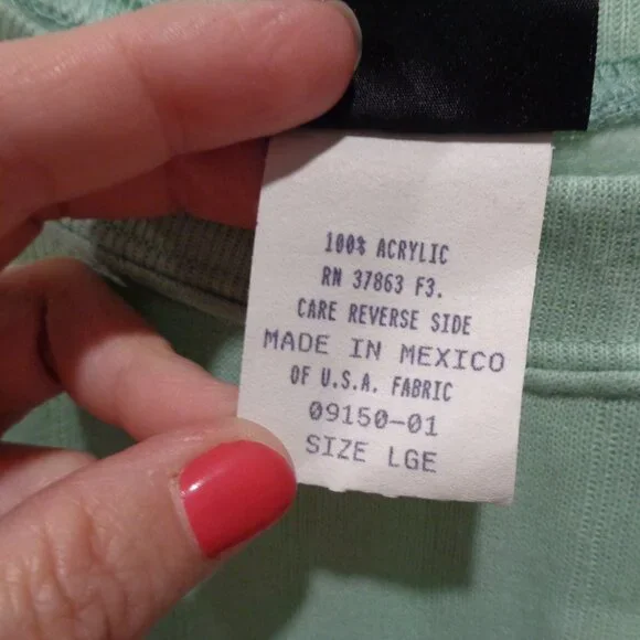 Casual News Vintage Women's Sweatshirt Sweater Size Large Acrylic Long Sleeve - Picture 7 of 12